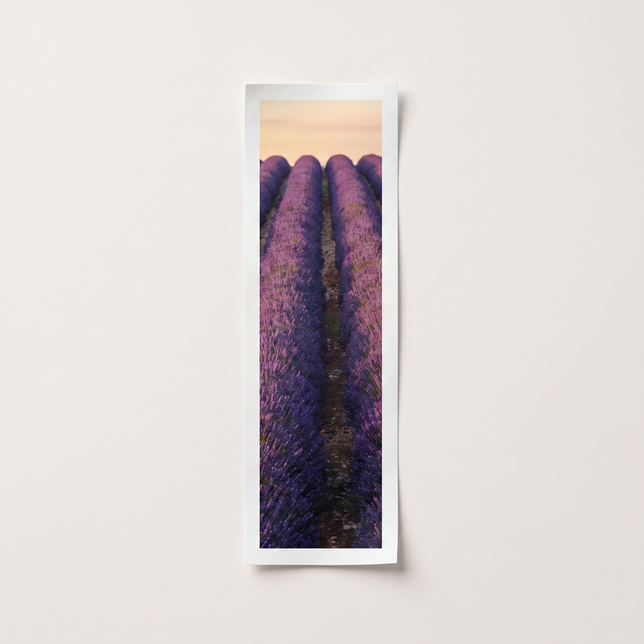 Canvas test strip showing a 5-inch section of an image printed at full size